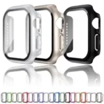 Glass+Cover For Apple Watch Case