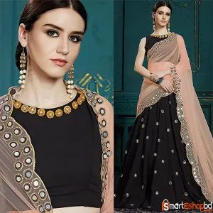Black color lehenga choli